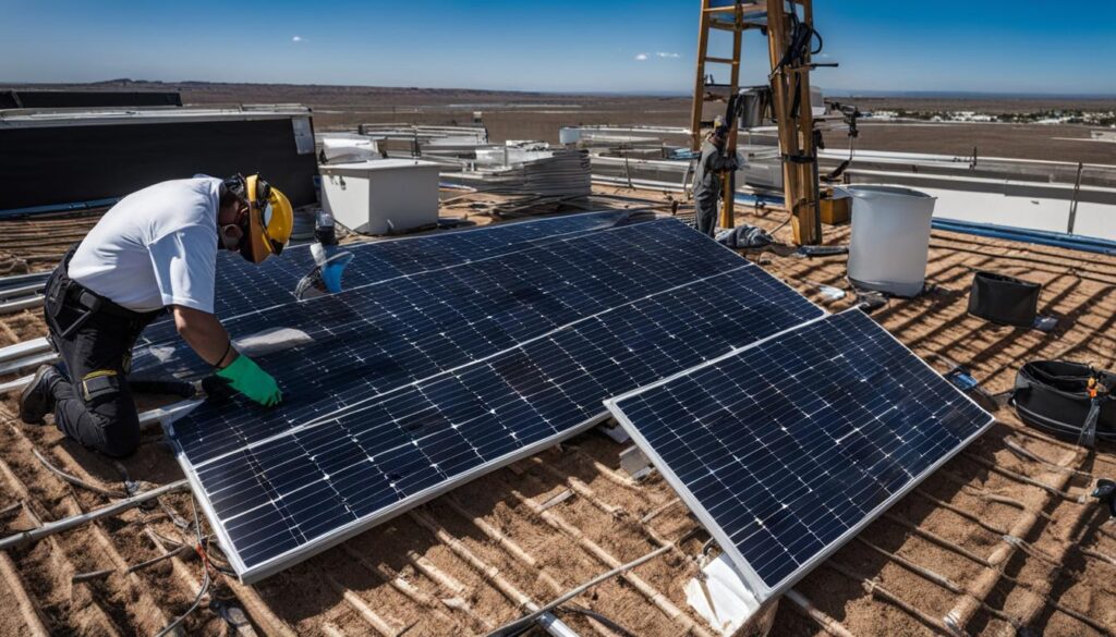 Manutenção do sistema fotovoltaico