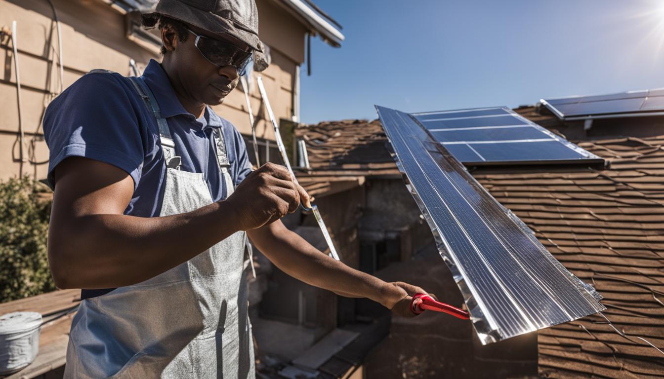 como fazer energia solar com papel alumínio