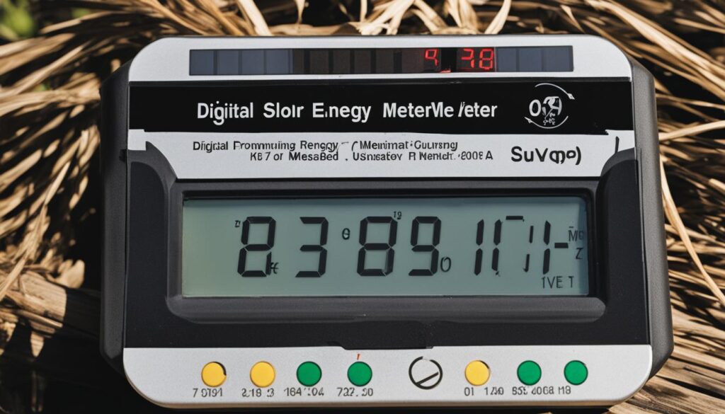 como ler o medidor de energia elétrica digital solar