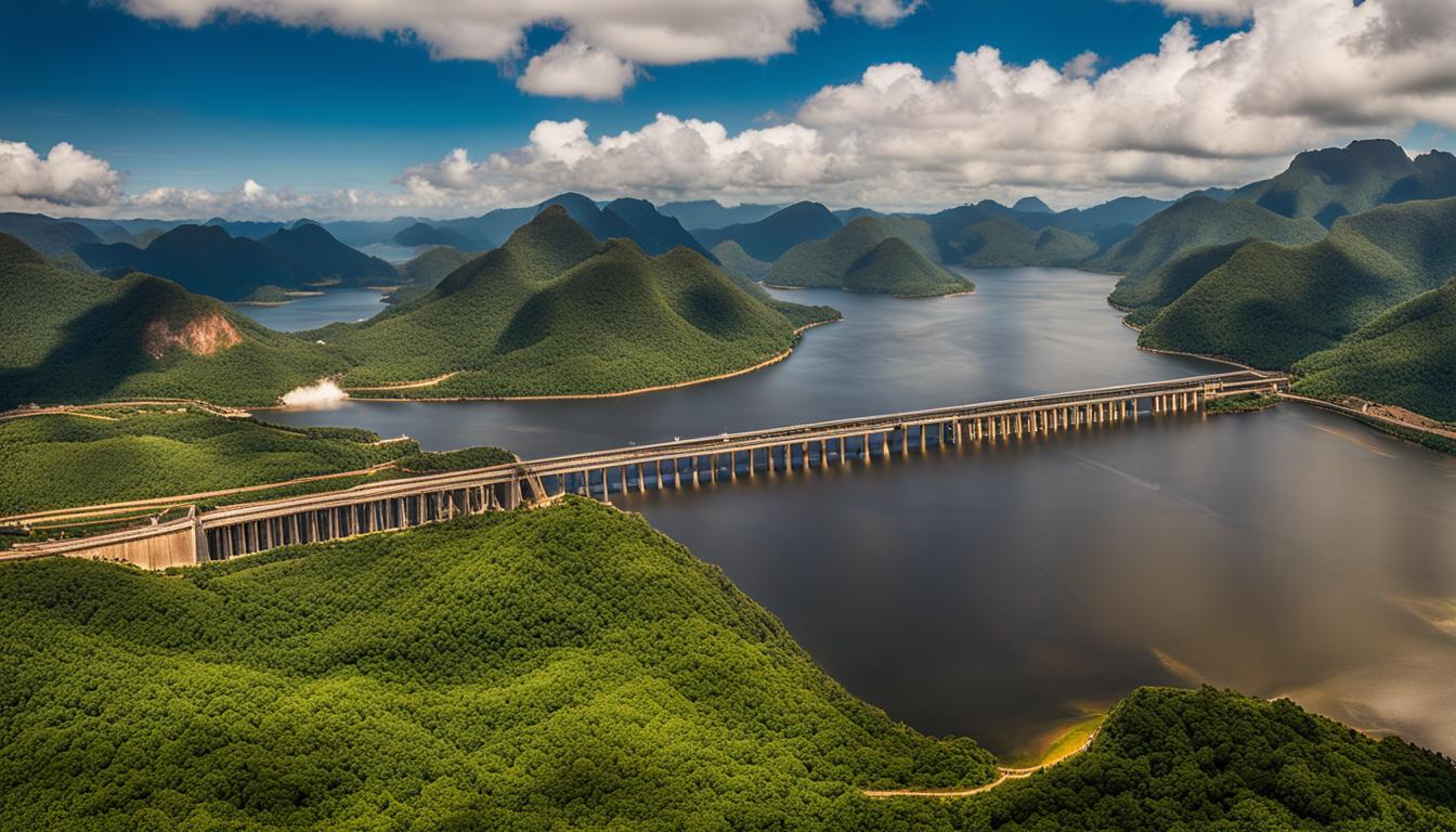 Onde é produzida a energia hidrelétrica?