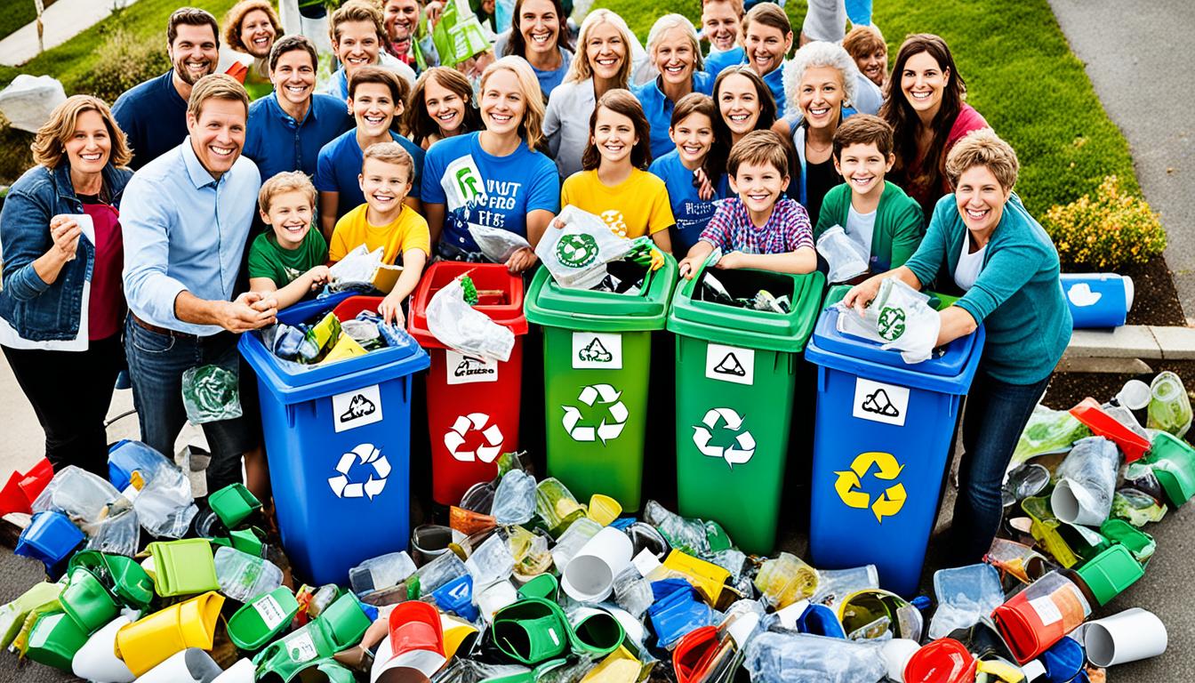 Aumentando a conscientização sobre a reciclagem em comunidades locais