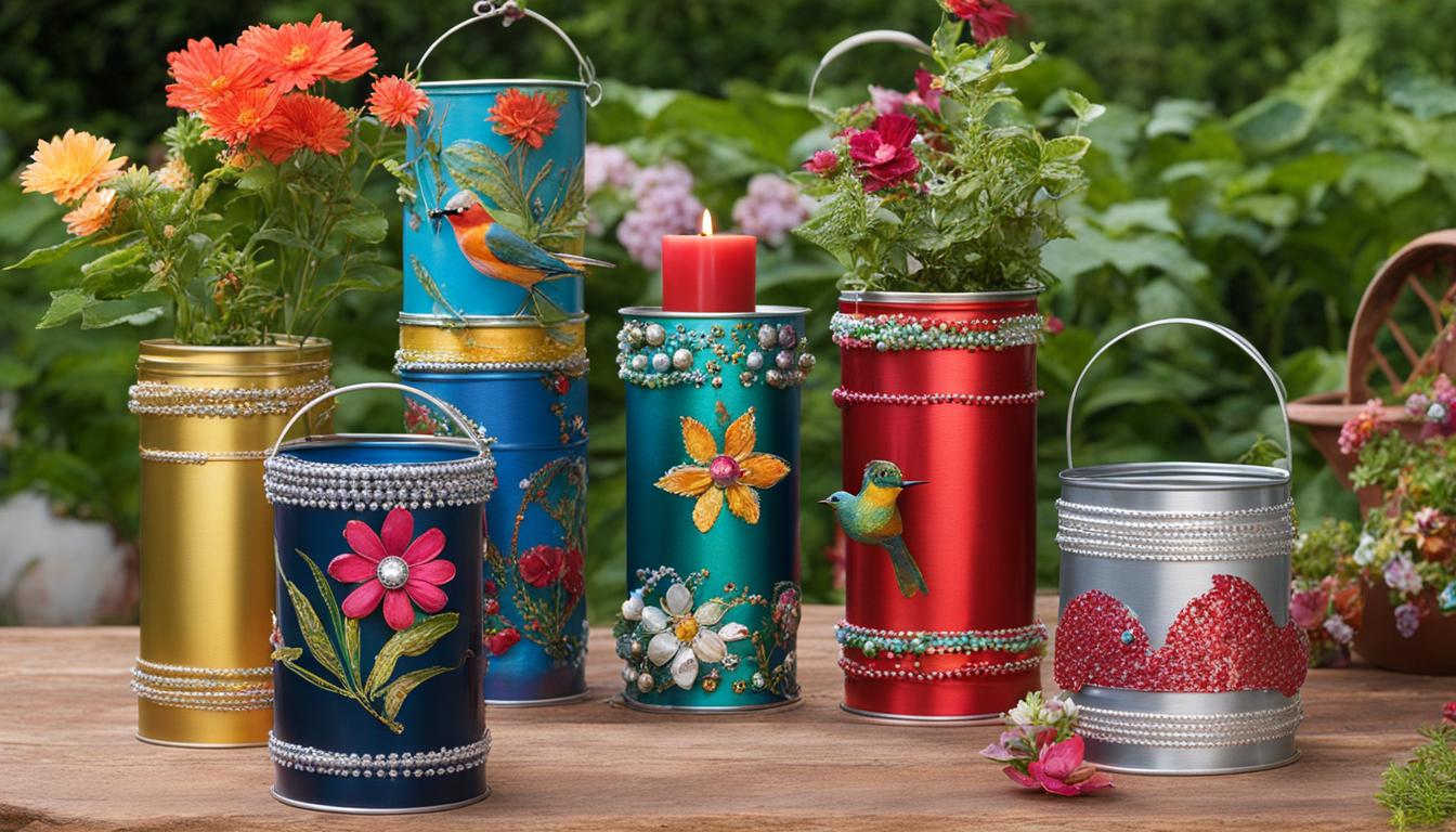 Como transformar latas de alumínio em objetos decorativos