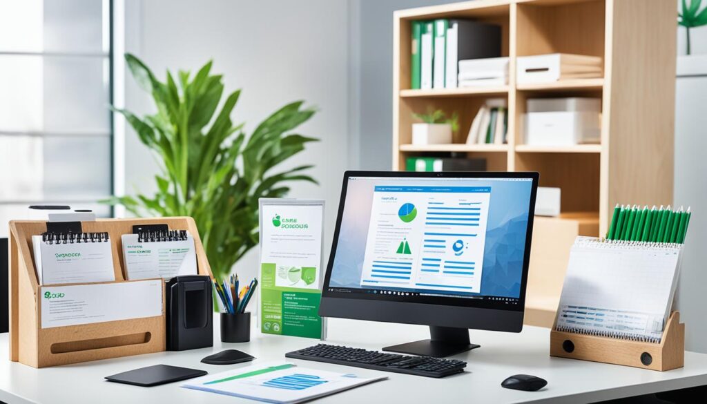 Eco-friendly office: equipamentos e suprimentos de escritório sustentáveis