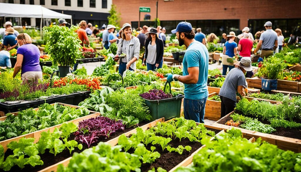Hortas comunitárias: promovendo a jardinagem orgânica em áreas urbanas