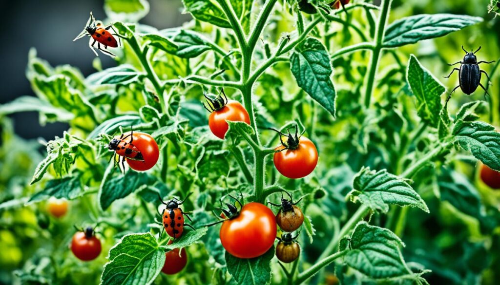 Manejo de pragas e doenças nos tomates orgânicos