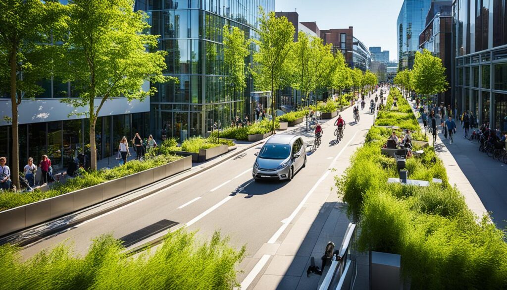 Mobilidade urbana sustentável: transporte público, bicicleta e caminhadas