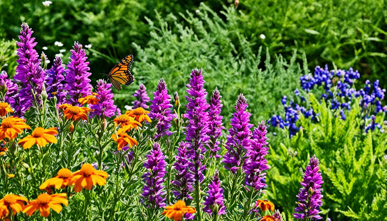 Plantio de flores nativas para apoiar a biodiversidade local