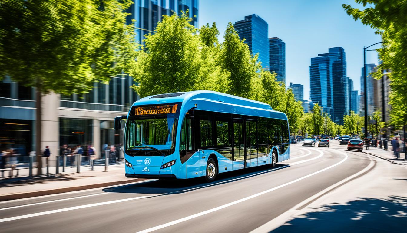 Transporte público movido a energia limpa