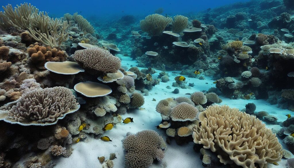 branqueamento dos corais