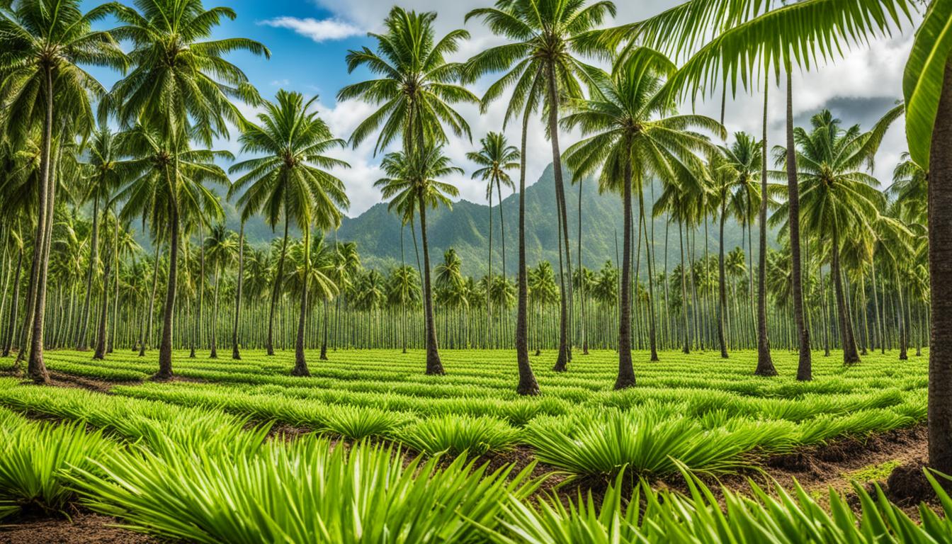 Cultivo de coqueiros em climas tropicais: cuidados e exigências