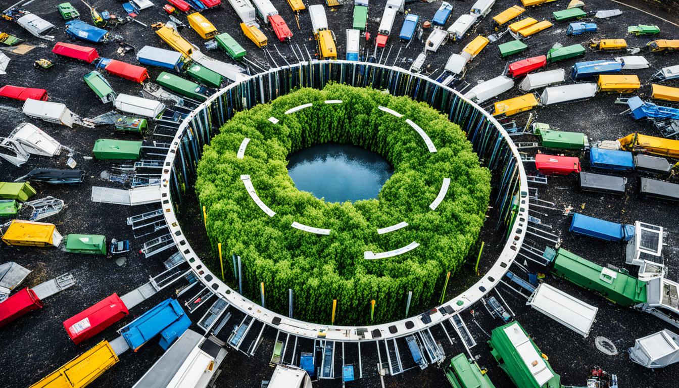 Economia circular: reciclagem e reutilização de resíduos