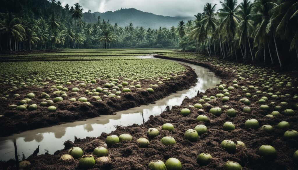 Impacto ambiental do cultivo de coco convencional