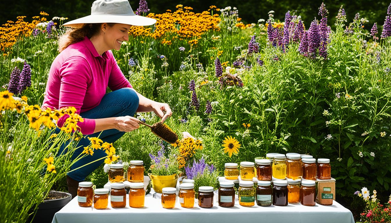 Jardinagem sustentável e produção de mel