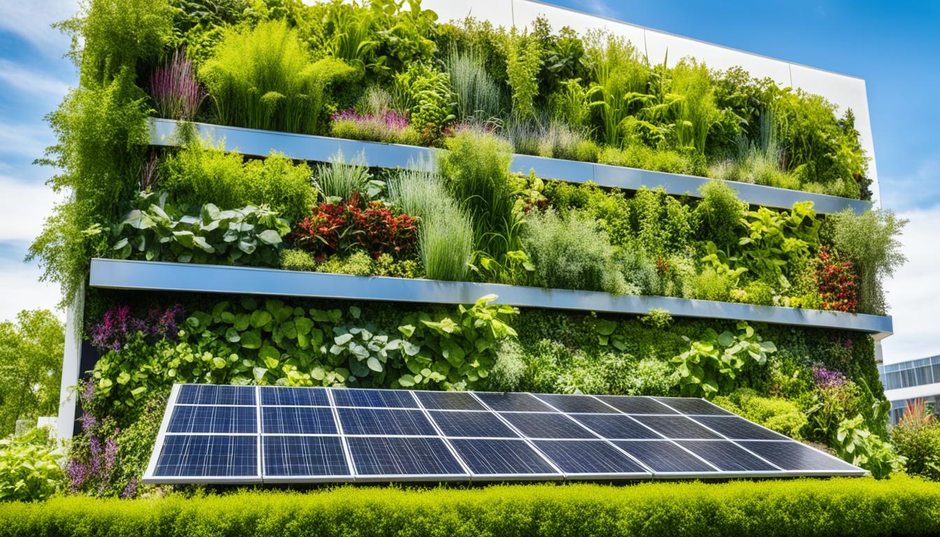 Jardins verticais e eficiência energética