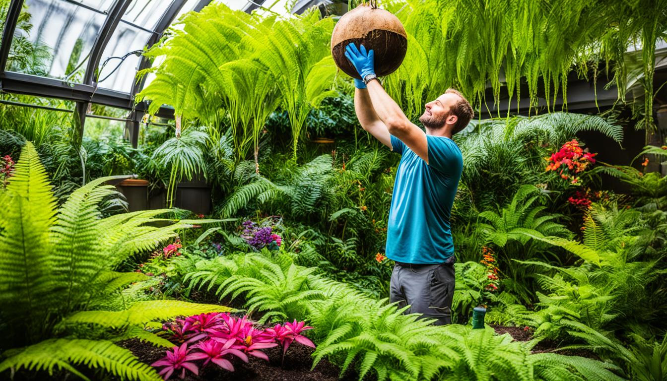 Usos criativos para cascas de coco verde na jardinagem