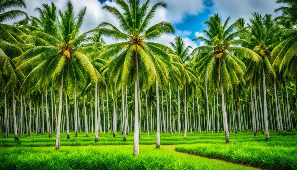 produção de coco verde sustentável