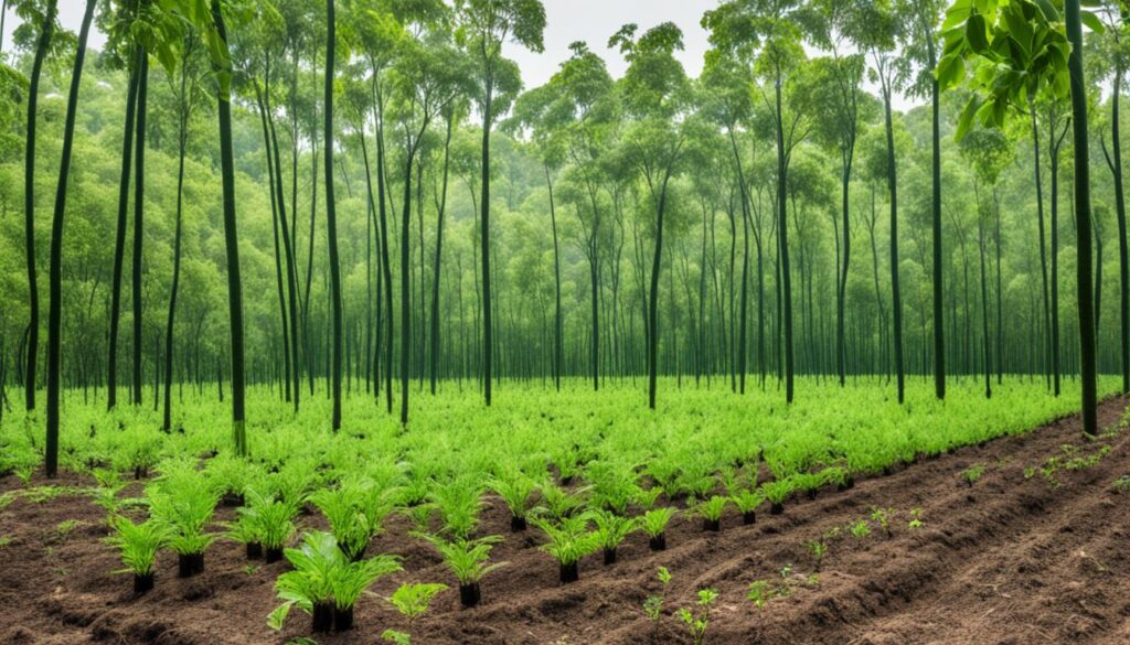 reflorestamento sustentável