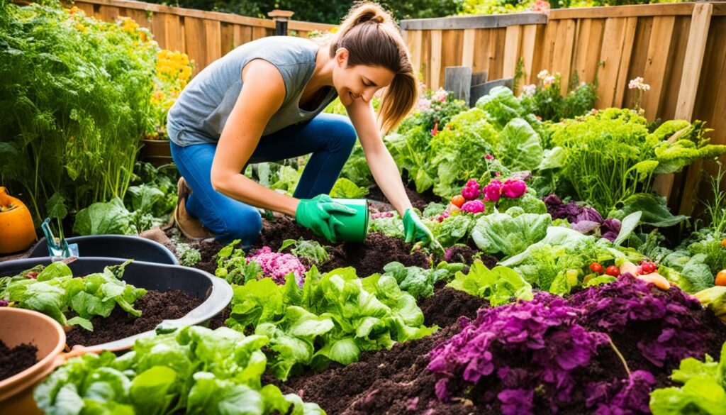 Compostagem e Flores